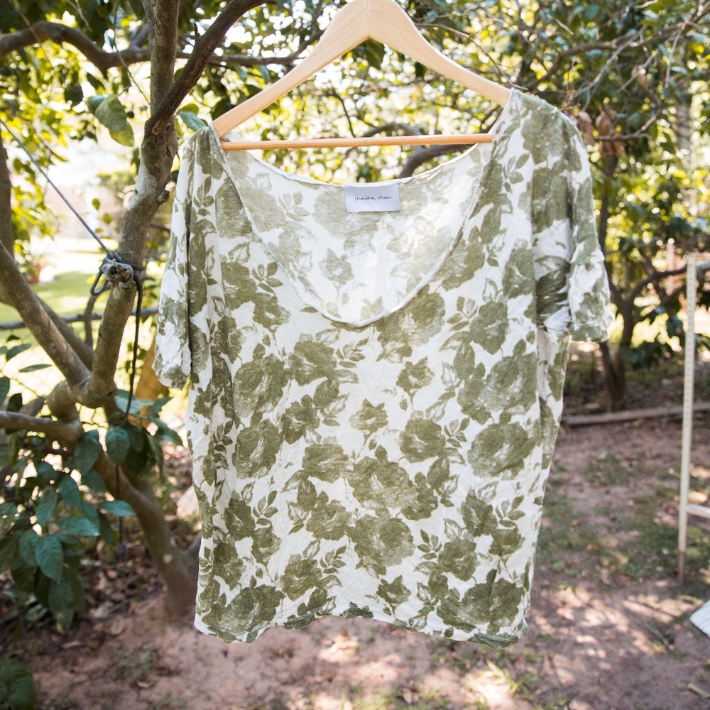 Innika Choo - Loose Fit Raw Beach Top
